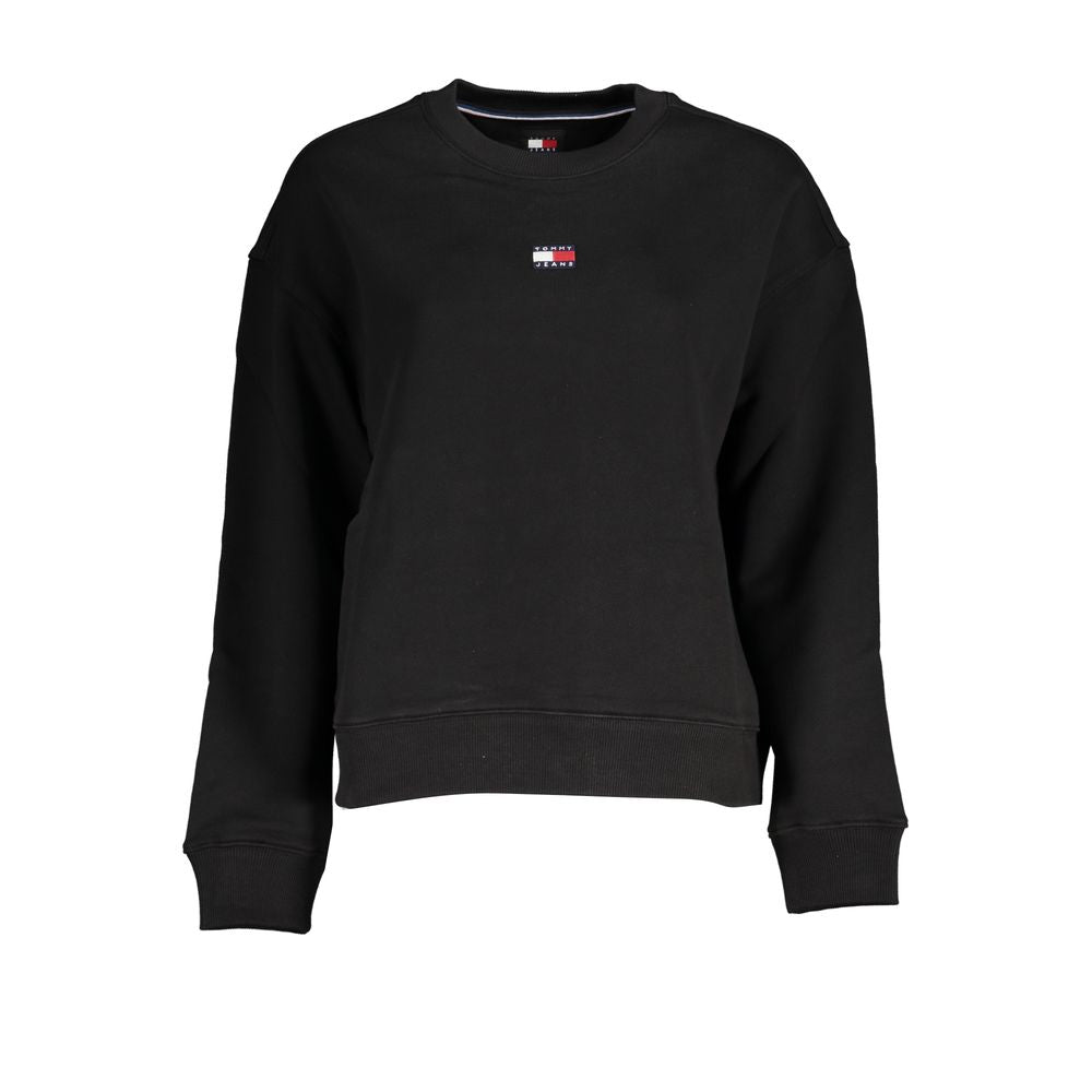 Felpa da uomo Tommy Hilfiger Nero in cotone