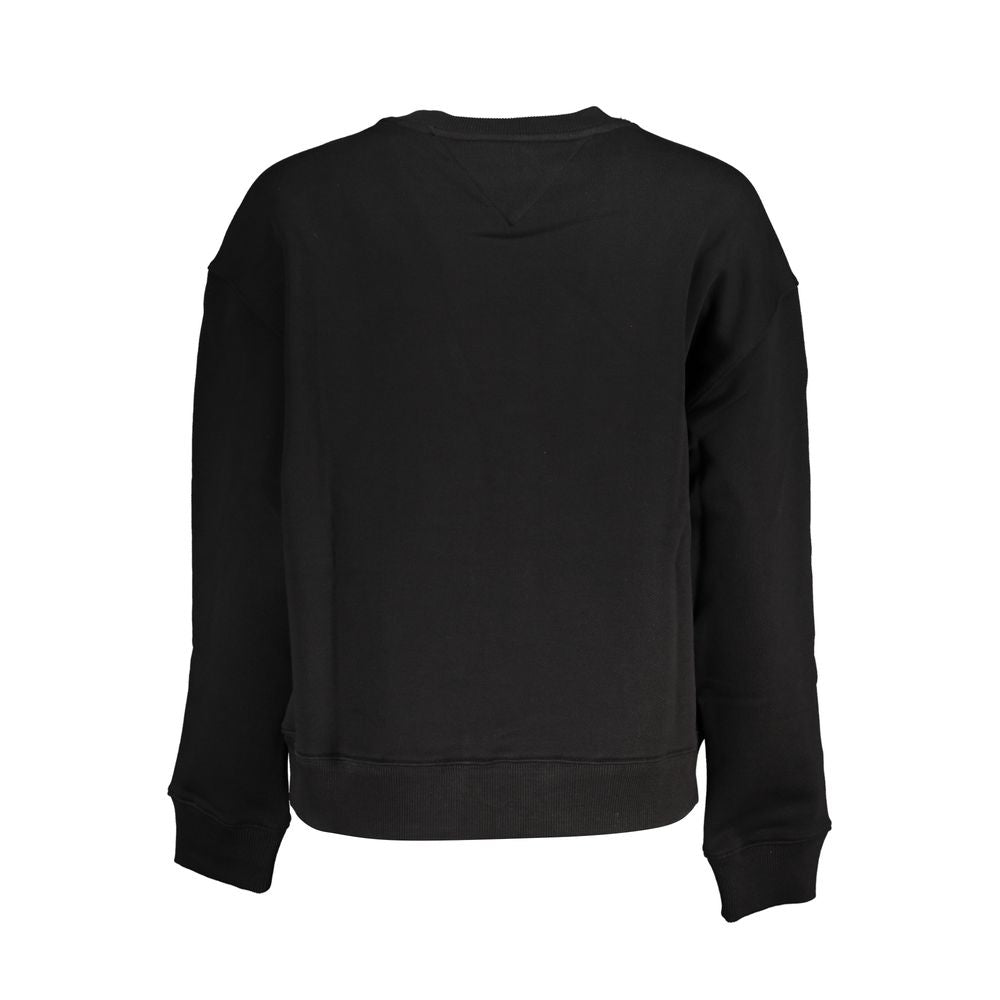 Felpa da uomo Tommy Hilfiger Nero in cotone