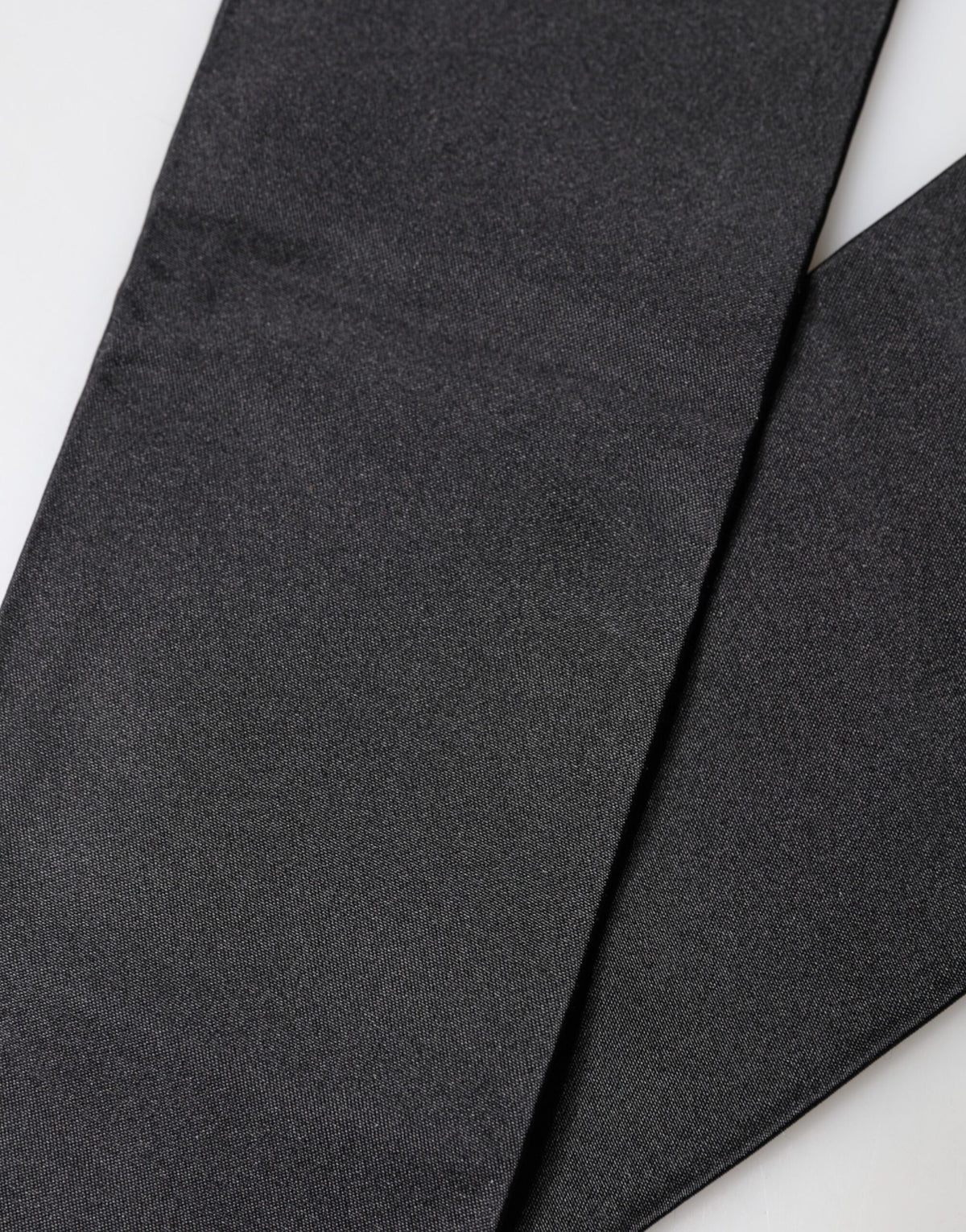 Foulard Sciarpa Scialle Collo Frange Seta Nera Dolce & Gabbana