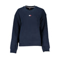 Felpa da donna in cotone blu Tommy Hilfiger