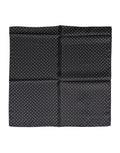 Foulard quadrato in seta a pois nero Dolce & Gabbana