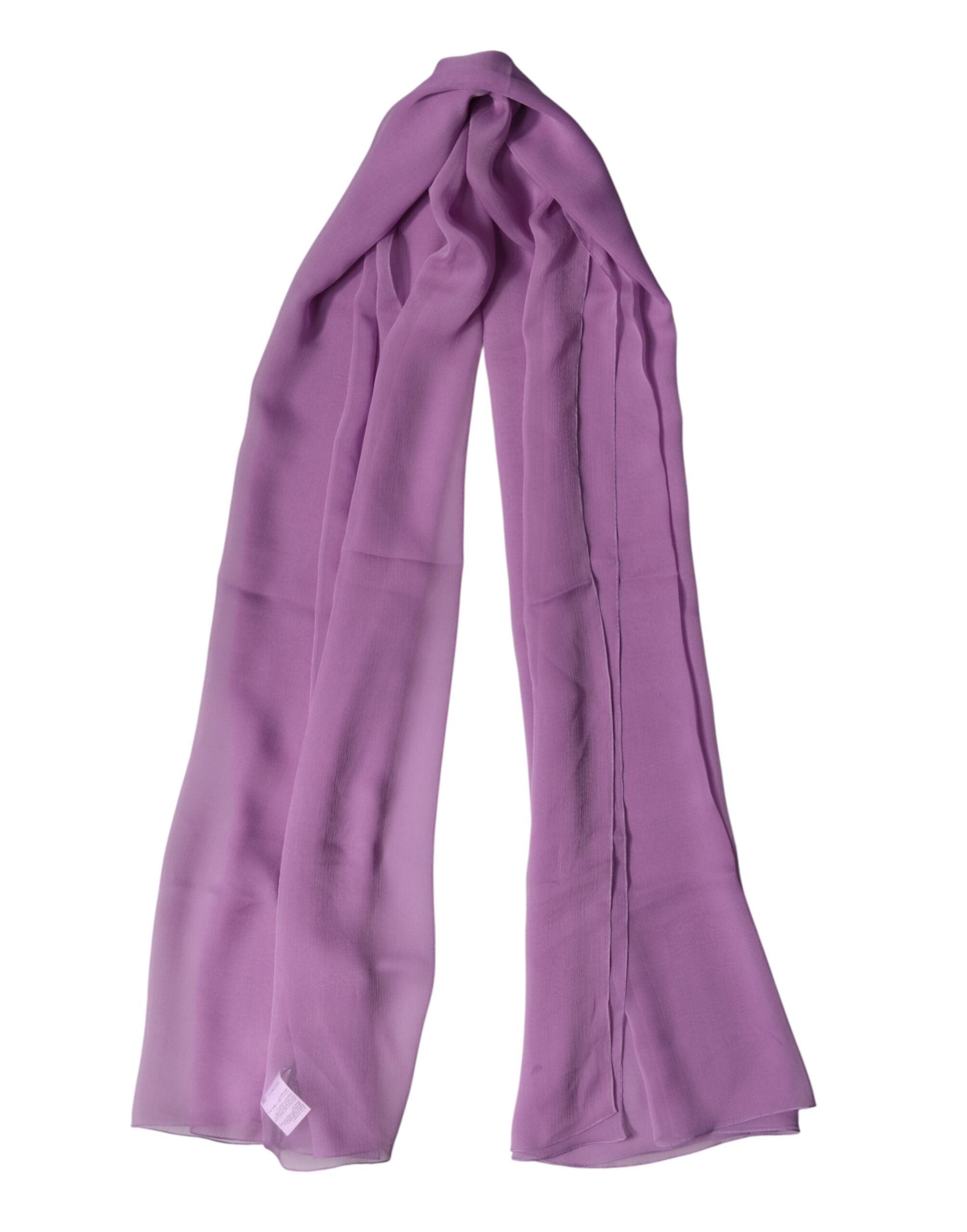Sciarpa da uomo in seta Dolce & Gabbana viola, stole, foulard