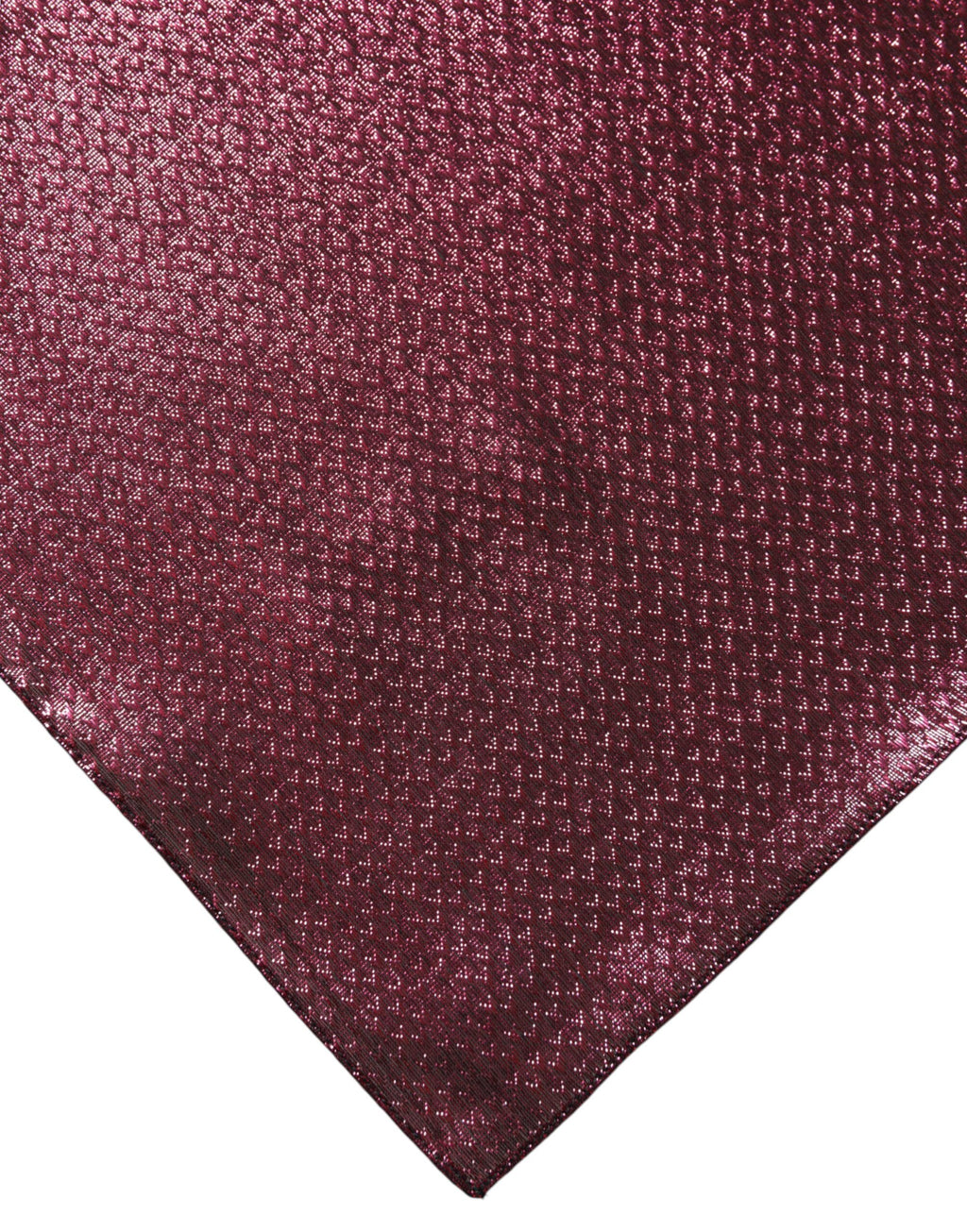 Foulard quadrato in seta rosa metallizzato Dolce & Gabbana
