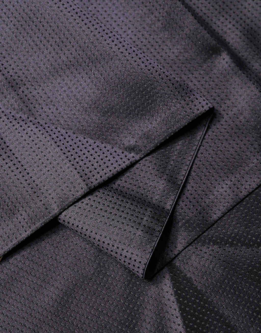 Foulard sciarpa Dolce & Gabbana in raso di seta nero con frange